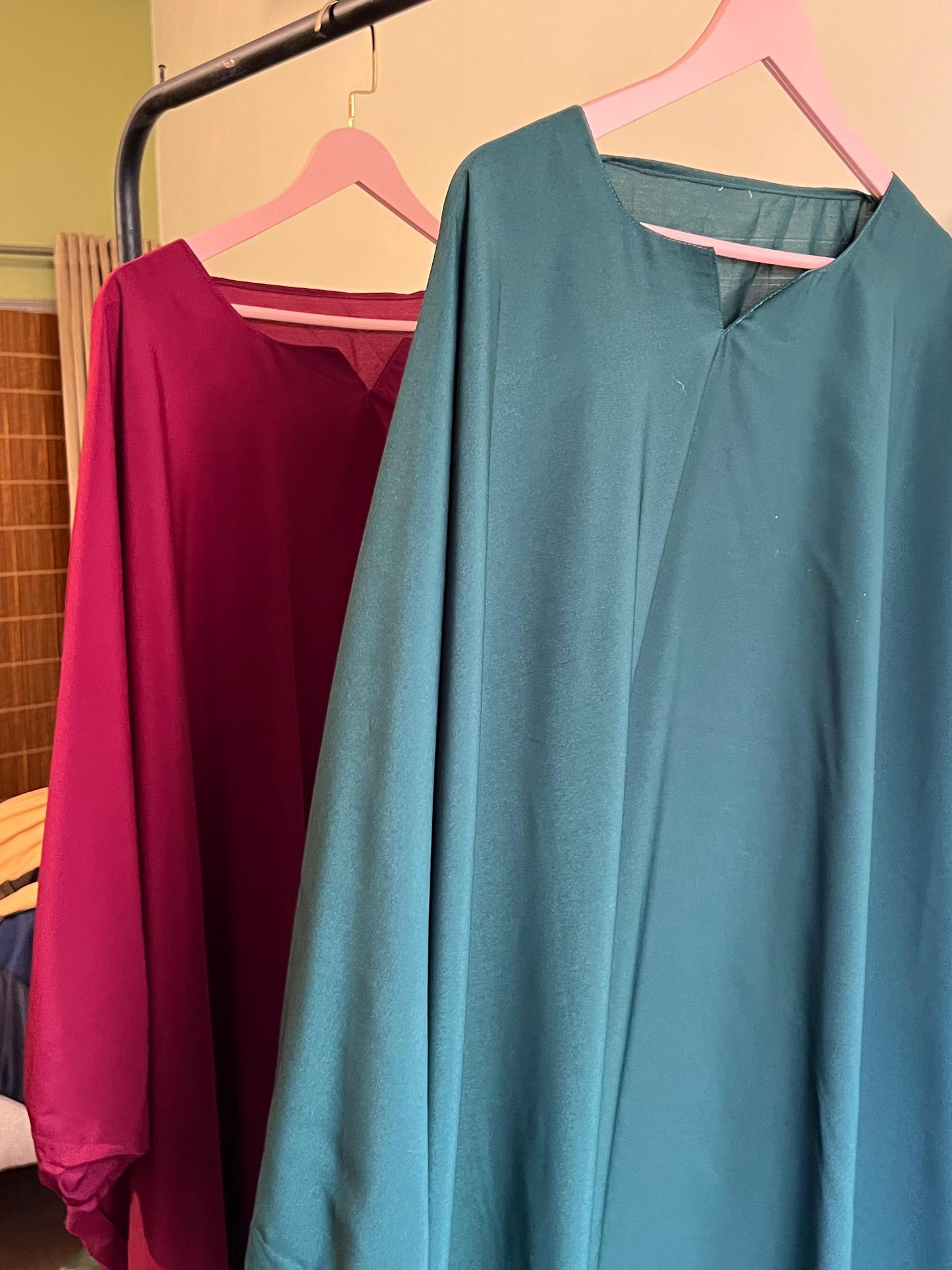 COMFY ABAYAS (KHIMAR + ABAYA) - OLIVE GREEN