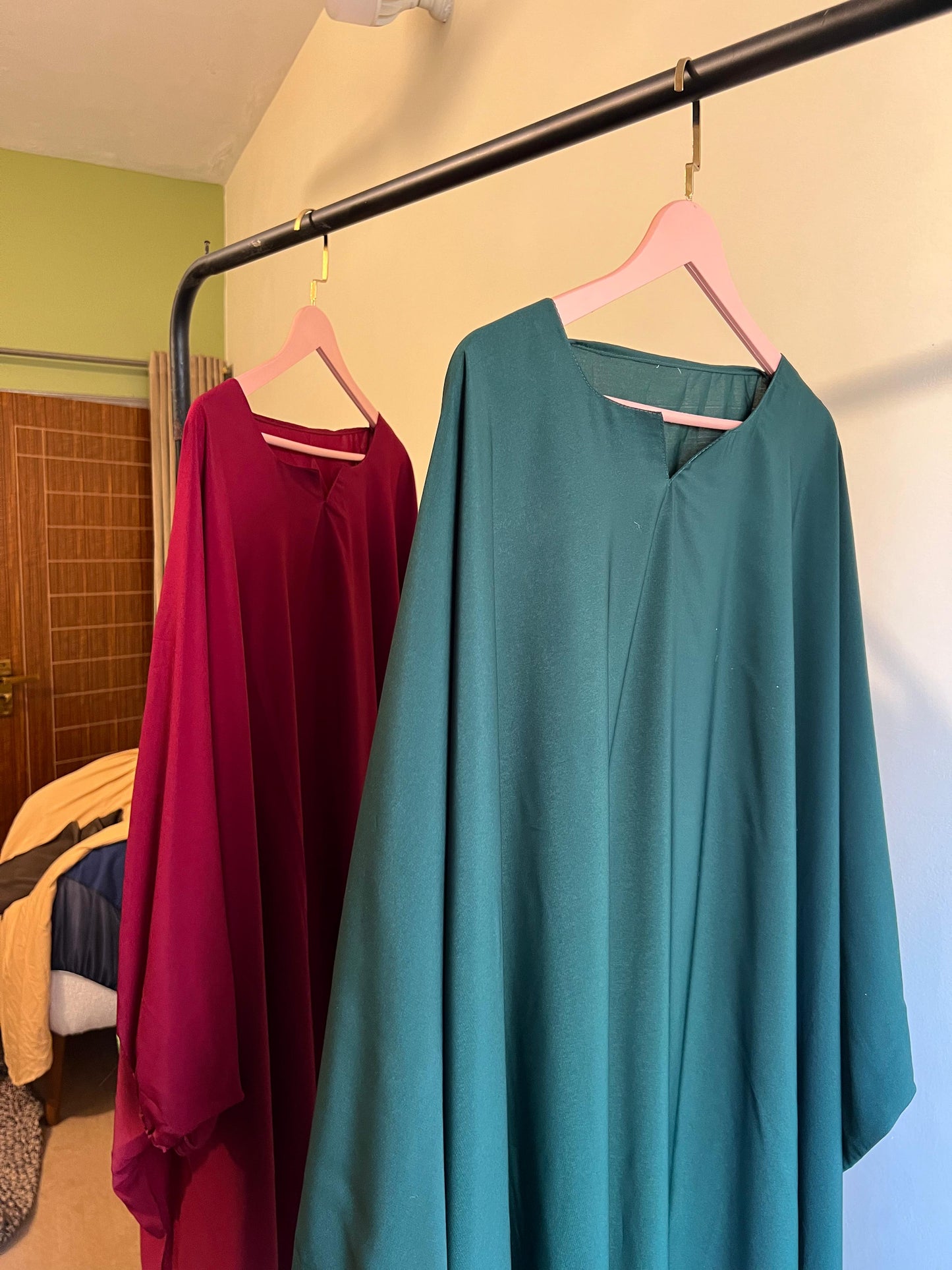 COMFY ABAYAS (KHIMAR + ABAYA) - OLIVE GREEN