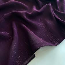 glossy georgette - purple