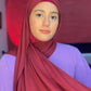 Instant Hijab with Stitched Ninja Cap (Single Loop)