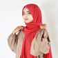 Plain Georgette Cherry