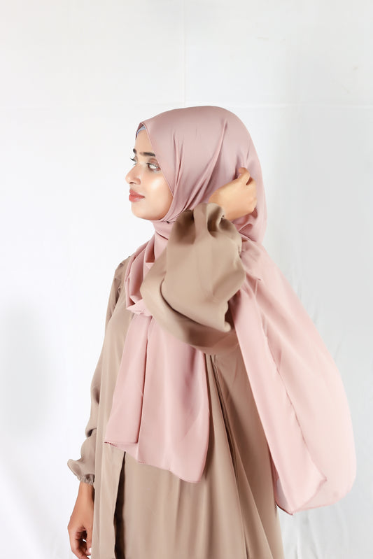 Plain Georgette Nude