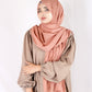 Plain Georgette Soft Peach