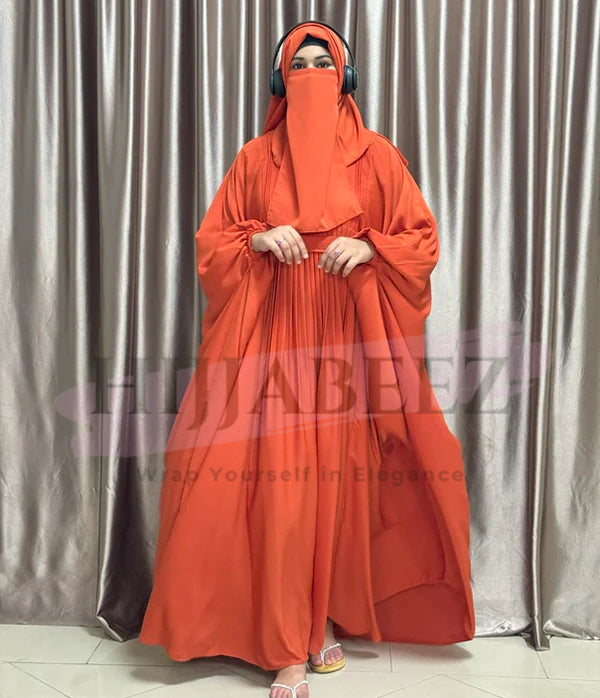 Jilbab Style Kaftan with Inside Fitting Belt