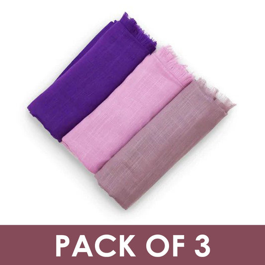 TURKISH HIJAB BUNDLES-PACK OF 3