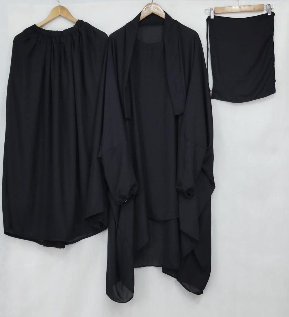 JILBAB NIQAB & SKIRT (3 PIECE)