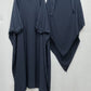 COMFY ABAYAS (KHIMAR +ABAYA)  - BLUISH GREY