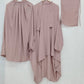 JILBAB NIQAB & SKIRT (3 PIECE)-PINK