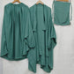 JILBAB NIQAB & SKIRT (3 PIECE)-GREEN